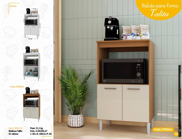 Balcão Forno Talita | Indékes 0426