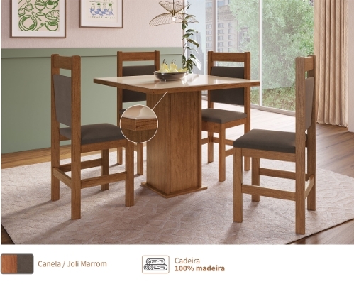 Conjunto 22 | Mesa + Cadeira | Zamarchi 0926
