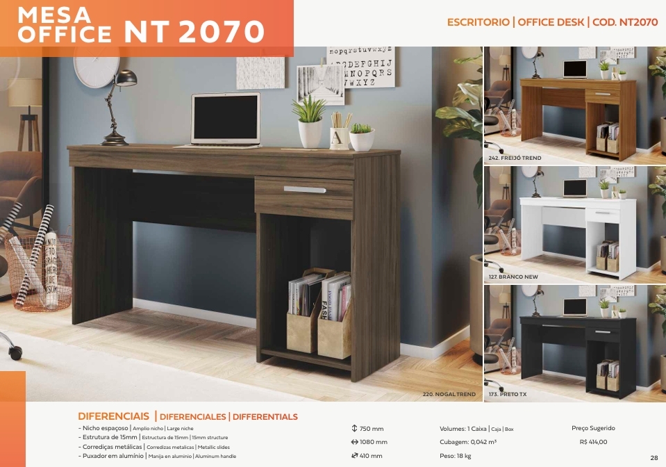 Mesa Office | NT 2070 | Notável 0426