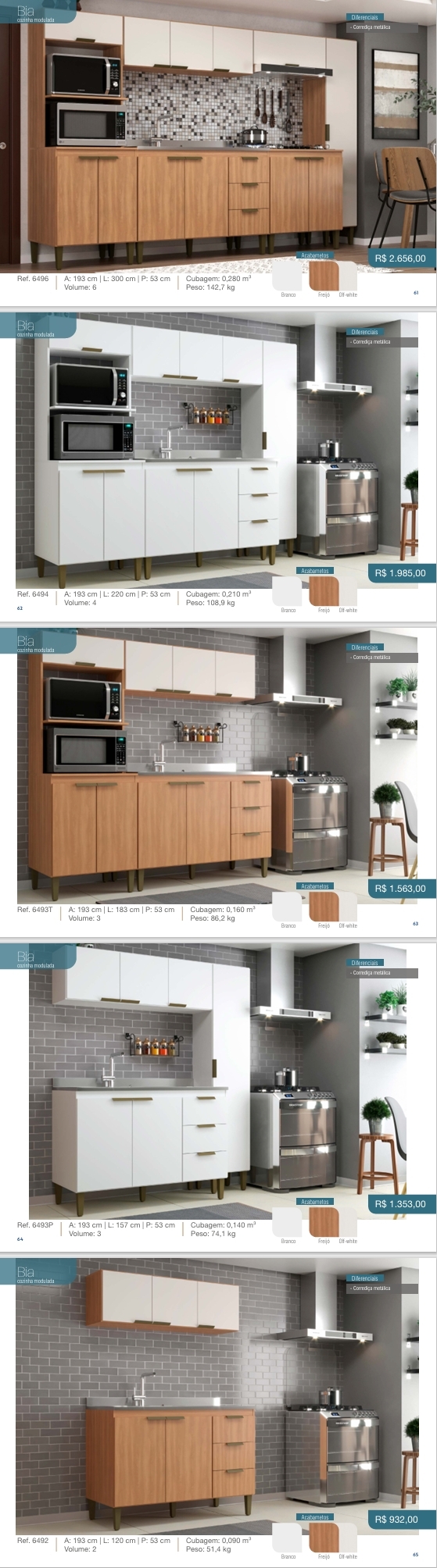 Cozinha Modulada Bia | Venda:-40% | JCarvalho 0925