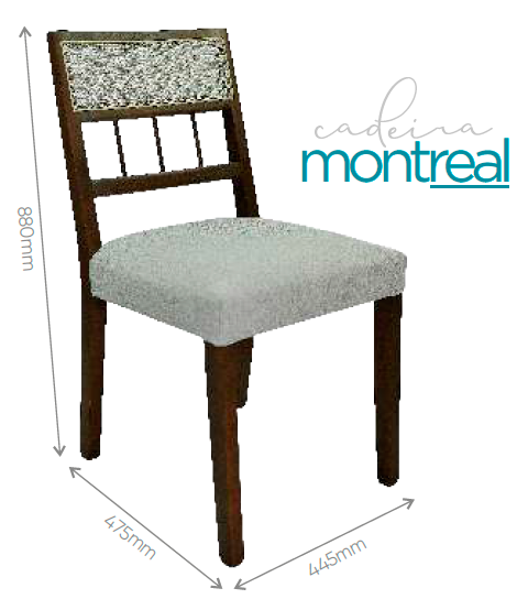 Cadeira Montreal | A partir de R$187,00 | Rogar
