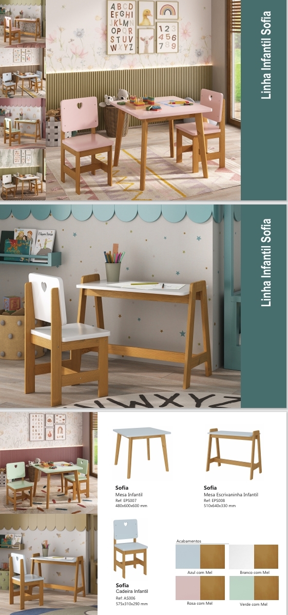 Linha Infantil Sofia | Emporio 0825