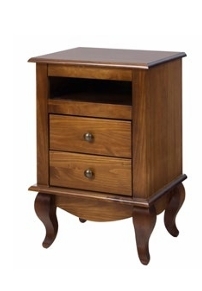 Mesa De Cabeceira Country Clean 2 Gavetas | Ativa 0626