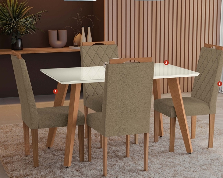 Mesa Anira BA66 | Kappesberg Sala de Jantar 0626
