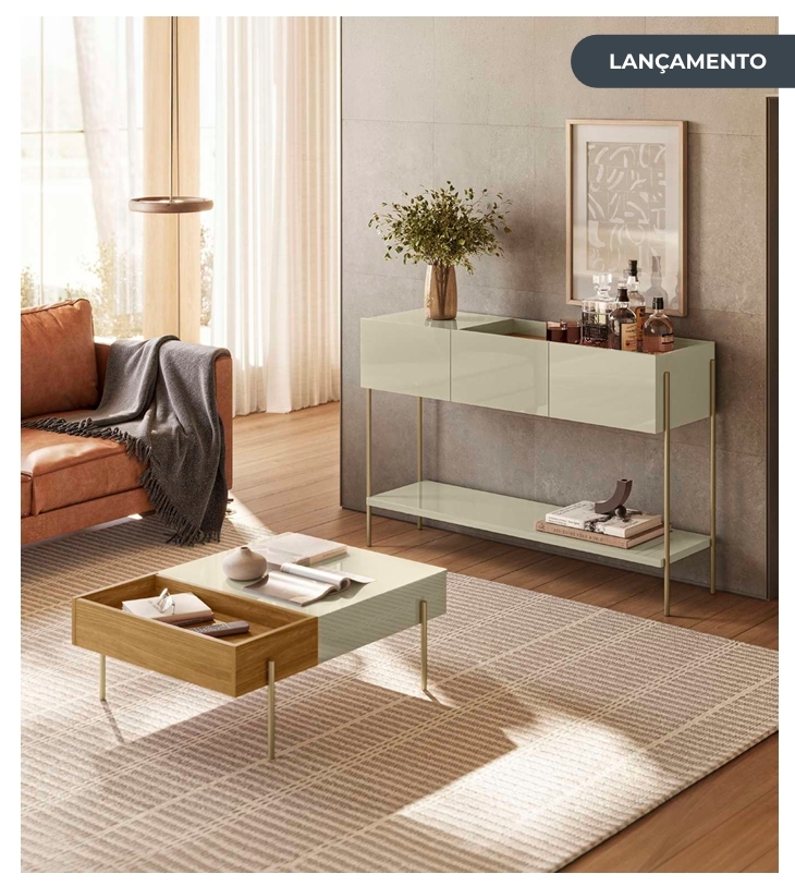 Mesa De Centro Leme / Aparador Porto | Madetec 0626